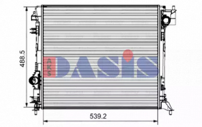 AKS DASIS 070191n -  Радиатор, охлаждение двигателя